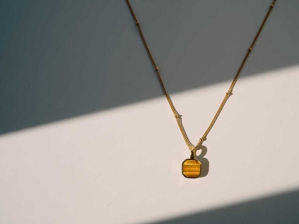 Octa Petit Necklace Tiger Gold